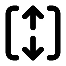 Viewport Tall Line Icon