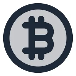 Bitcoin Circle Duotone Icon
