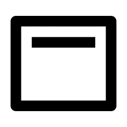 Layout Top 2 Line Icon