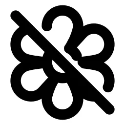 Flower Off Line Icon
