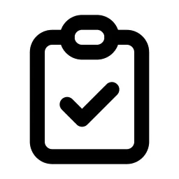 Clipboard Check Line Icon