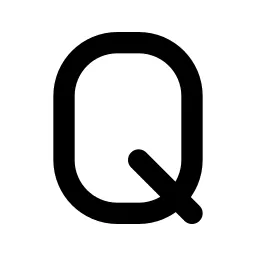 Letter Q Line Icon