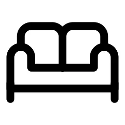 Two Seater Sofa Icon