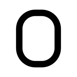Letter O Line Icon