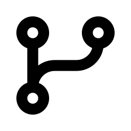 Git Branch Line Icon